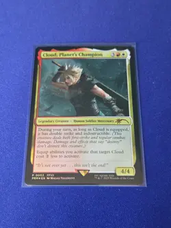 Cloud, Planet's Champion *FOIL* - MTG Final Fantasy, Red White Mythic #0003 - Image 1