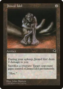 Jinxed Idol Tempest Rare NM Magic: The Gathering 293 Normal - Image 1