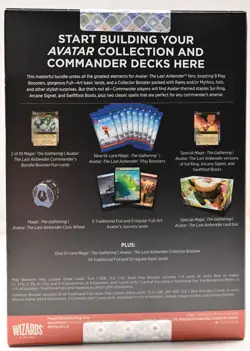 *Sealed Avatar The Last Airbender Commander's Bundle* Magic MTG - Image 2