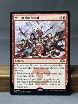 Will of the Jeskai Commander: Tarkir: Dragonstorm MTG MINT OR BETTER - Image 2