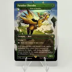 Final Fantasy Paradise Chocobo Birds of Paradise FOIL Magic MTG FIC483 - Image 1