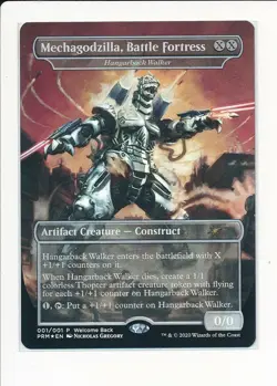 MTG Mechagodzilla, Battle Fortress Foil Welcome Back Promo Magic The Gathering - Image 1