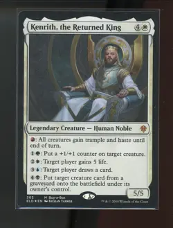 MTG Kenrith the Returned King FOIL Throne of Eldraine Buy A Box Promo x4 - Image 1