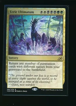 MTG Eerie Ultimatum FOIL Ikoria Lair of Behemoths Pack Promo 184/274 - Image 1