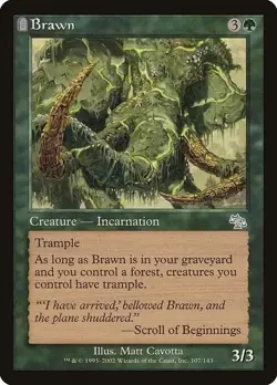 Brawn 1x Judgment MTG LP Magic The Gathering - Image 1