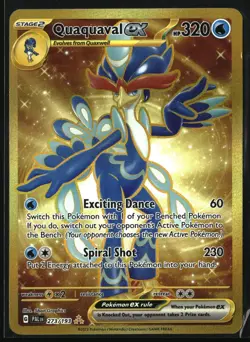 Quaquaval ex 273/193 Hyper Rare Paldea Evolved Pokemon TCG Mint NM - Image 1