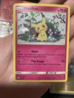 Mimikyu SM163 Holo Black Star Promo Pokemon 2019 Sun & Moon Mint - Image 1