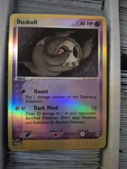 Pokemon TCG Duskull EX Sandstorm 62 Reverse Holo Common E-Reader Version - Image 1