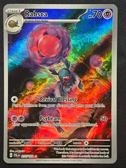 2023 POKEMON PAL EN-PALDEA EVOLVED ILLUSTRATION RARE 215/193 RABSCA NEAR MINT/NM - Image 1