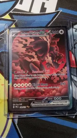 Bloodmoon Ursaluna ex 168 Special Illustration Prismatic Evolutions Pokemon TCG - Image 3