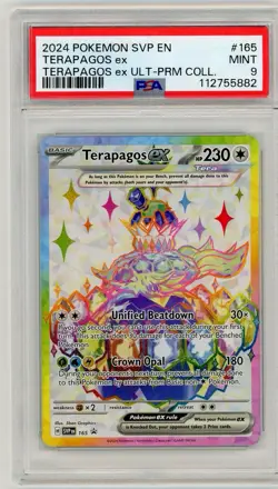 2024 Pokemon Terapagos ex #165 Sv: Scarlet & Violet Promo Holo PSA 9 Mint - Image 1