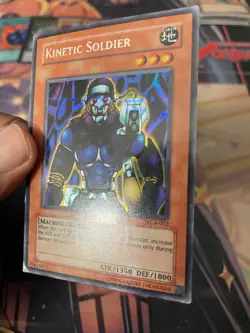 YUGIOH - KINETIC SOLDIER - WC4 - PROMO - PRISMATIC SECRET RARE - MP - Image 1