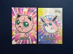 Pokemon Pocket Book Set Jigglypuff Wigglytuff Cracked Ice Holo 2 Card Set - Image 1