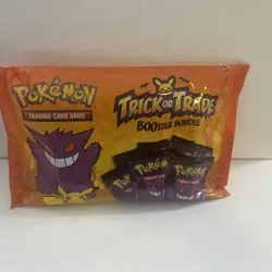 2022 Pokemon TCG BOOster Trick Or Trade Sealed Bag- 40 Mini Packs 3 Cards Per 820650850783 - Image 1