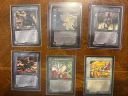MECCG Middle-Earth THE WIZARDS LIMITED Black Border 6 Card Lot - Image 1