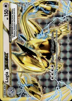 Lugia BREAK 79 Fates Collide English Pokemon Card B2 NM - Image 1