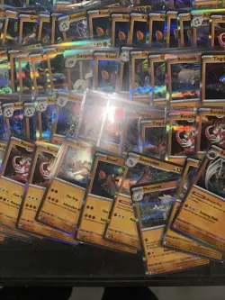200+ Pokemon Holographic Holo Card Lot Fighting Energy Type Koridon Kabutops + - Image 5