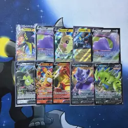 Pokemon TCG V Card Lot Mixed Lot Of 10 Cards - Image 1