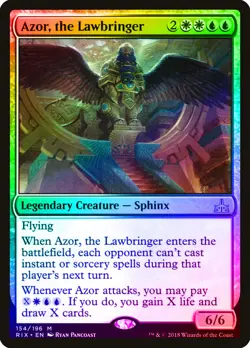 Azor, the Lawbringer FOIL Rivals of Ixalan NM Mythic Rare CARD ABUGames - Image 1