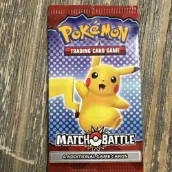 Two 2022 Pokemon Match Battle McDonalds Promo Sealed Booster Card - Image 5