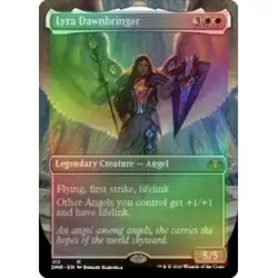 FOIL LYRA DAWNBRINGER (BORDERLESS) Dominaria Remastered Magic MTG MINT CARD - Image 1