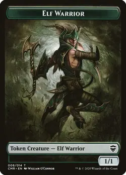 1x Elf Warrior - Token NM Eng MTG - Commander Legends - Image 1