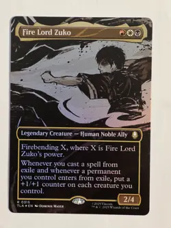 Fire Lord Zuko R0315 Foil (Borderless) Avatar: The Last Airbender MTG NM - Image 1