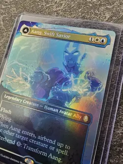 MTG Aang, Swift Savior 298 Borderless Foil Avatar: The Last Airbender - Image 3