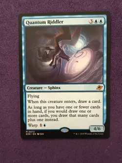 MTG Quantum Riddler Edge of Eternities Regular - Image 1