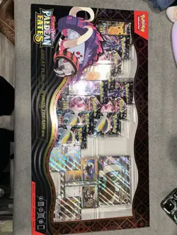 Pokemon TCG Paldean Fates Great Tusk ex Iron Treads ex Premium Collection Sealed - Image 1