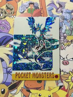 Pokemon Vintage Pocket Monsters Vending HOLO Prism Sticker 1999 Bandai Nintendo - Image 4