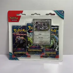 Twilight Masquerade 3 Pack Blister Pokemon TCG Revavroom Promo - Image 1