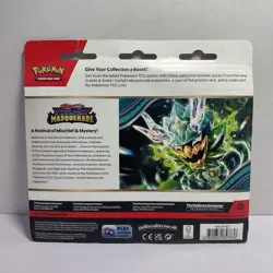 Twilight Masquerade 3 Pack Blister Pokemon TCG Revavroom Promo - Image 2