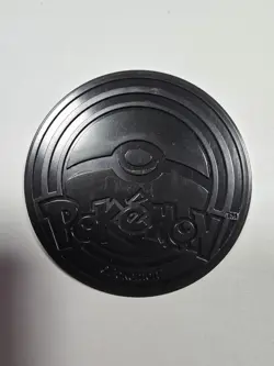 Pokemon TCG - Pikachu Cinderace Eevee Battle Academy Jumbo Coin - Cracked Ice - Image 2