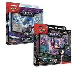 NEW Pokemon TCG Rival Battle Decks Steven and Marnie Factory Sealed SET of 2 - Image 1