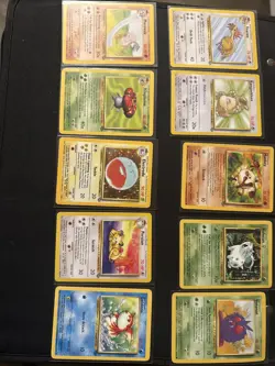 Jungle Set Holo Electrode Unlimited LP + 9 Commons/Uncommons Pokemon Lot - Image 1