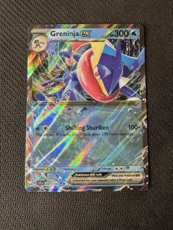 Pokemon - Greninja ex - 041/142 - Stellar Crown - Holo - Double Rare NM - Image 1
