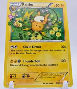 Raichu RC9/RC32 - Pokemon TCG Generations Radiant - NM Unplayed - Image 1