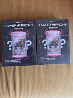 (2x) GameStop Power Pack Series 4 Sealed Golden Ticket Chase Pokemon Pack PSA GS - Image 1