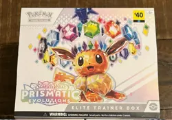 Pokemon TCG Scarlet Violet Prismatic Evolutions Elite Trainer Box ETB New Sealed - Image 1