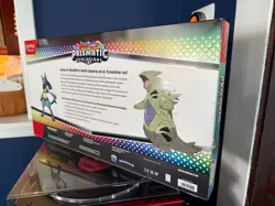 Pokemon Prismatic Evolutions Lucario Ex & Tyranitar Ex Collection Sams Club - Image 2