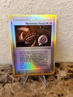 Mysterious Fossil Trainer 91/100 Reverse Holo EX Sandstorm Pokemon Card E Series - Image 2