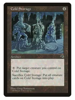 Cold Storage MTG Tempest Rare LP Lightly Played Single Card - Image 1