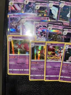40+ Pokemon Holographic Holo Card Lot Psychic Energy Type Mewtwo Gengar More+ - Image 2