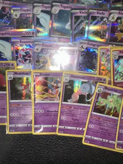 40+ Pokemon Holographic Holo Card Lot Psychic Energy Type Mewtwo Gengar More+ - Image 3