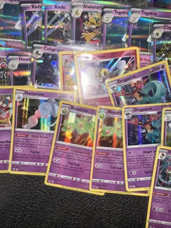 40+ Pokemon Holographic Holo Card Lot Psychic Energy Type Mewtwo Gengar More+ - Image 4