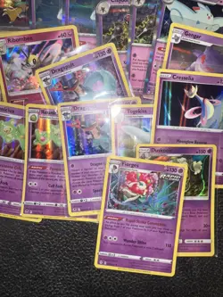 40+ Pokemon Holographic Holo Card Lot Psychic Energy Type Mewtwo Gengar More+ - Image 5