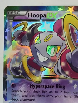 Hoopa EX XY85 XY Black Star Promo Holo Pokemon Card NM-M - Image 3