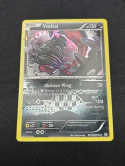 Yveltal RC16/RC32 - XY Generations: Radiant Collection Holo Pokemon Card - LP/NM - Image 2