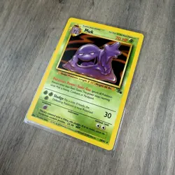 Muk 28/62 Fossil LP Non Holo Rare- Pokemon Trading Card Game WOTC Nintendo - Image 2